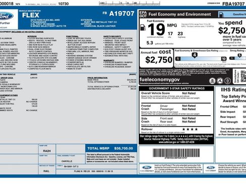 Used 2015 Ford Flex SEL w/ Equipment Group 202A image 40