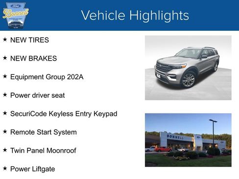 Certified 2022 Ford Explorer XLT w/ Equipment Group 202A image 7