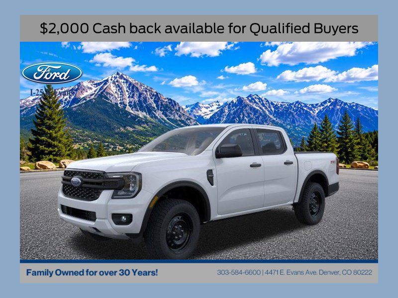 New 2026 Ford Ranger XL w/ FX4 Off-Road Package AWD/4WD 360° Tour