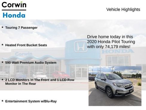 Used 2020 Honda Pilot Touring image 6