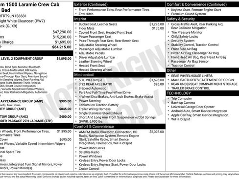 Used 2020 RAM 1500 Laramie image 2
