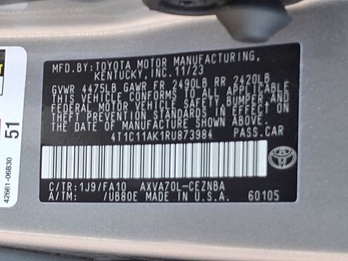 Used 2024 Toyota Camry LE FWD image 23
