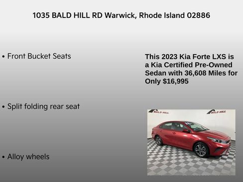 Certified 2023 Kia Forte LXS image 20