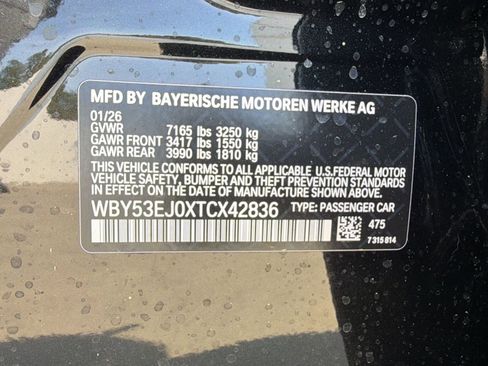 New 2026 BMW i7 xDrive60 image 17