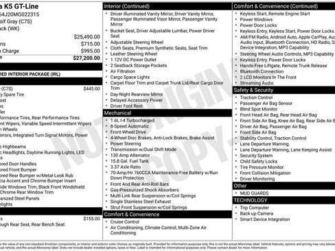 Used 2021 Kia K5 GT-Line image 2