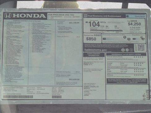 New 2026 Honda Prologue Touring image 18