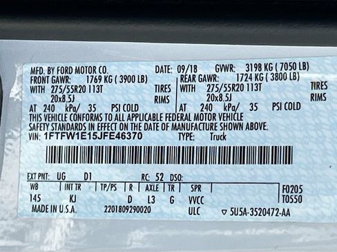Used 2018 Ford F150 King Ranch w/ Equipment Group 601A Luxury AWD/4WD image 34