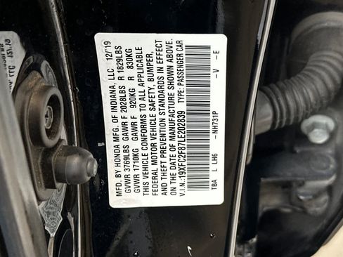 Certified 2020 Honda Civic Sport image 32