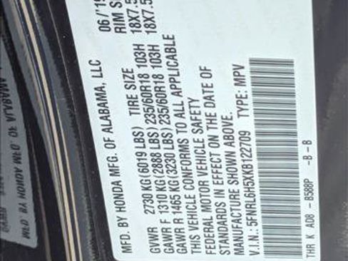 Used 2019 Honda Odyssey EX image 24