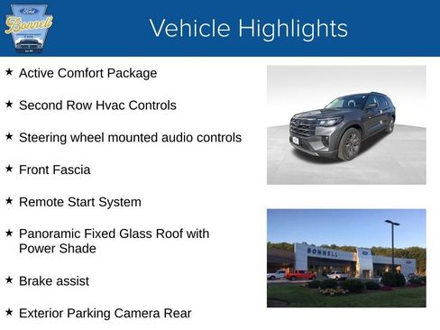 New 2026 Ford Explorer Active w/ Active Comfort Package AWD/4WD image 5