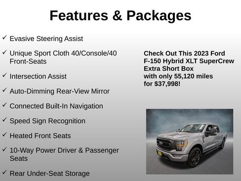 Used 2023 Ford F150 XLT w/ Equipment Group 302A High image 21