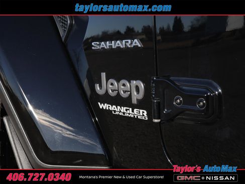 Used 2021 Jeep Wrangler Unlimited Sahara w/ Uconnect 4C Nav & Sound Group image 35
