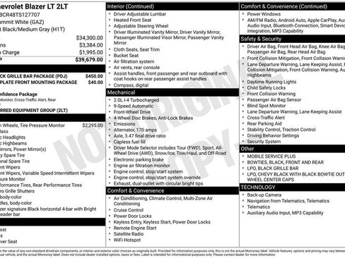 New 2026 Chevrolet Blazer LT w/ LPO, Black Grille Bar Package FWD image 22