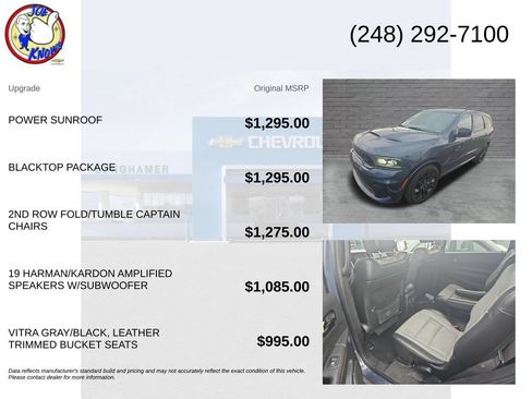 Used 2021 Dodge Durango R/T w/ Blacktop Package AWD/4WD image 5