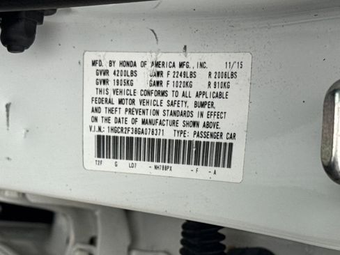 Used 2016 Honda Accord LX image 45