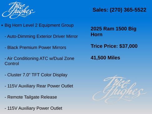 Used 2025 RAM 1500 Big Horn AWD/4WD image 14