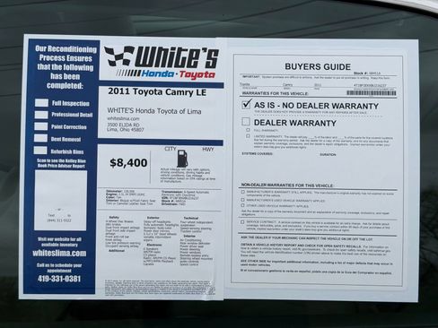 Used 2011 Toyota Camry LE w/ LE Extra-Value Pkg image 29