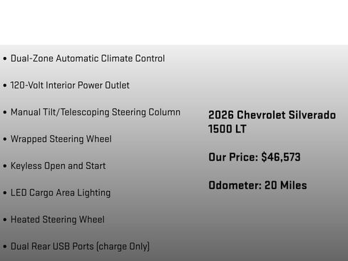 Used 2026 Chevrolet Silverado 1500 LT AWD/4WD image 24