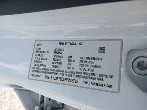 Used 2022 Tesla Model 3 Performance AWD/4WD image 10