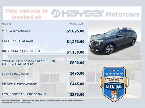 Certified 2019 GMC Terrain SLT w/ Preferred Package AWD/4WD image 9