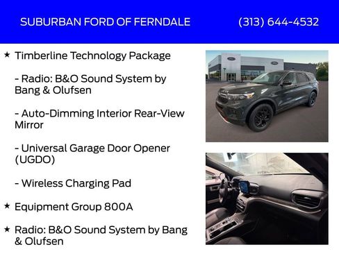 Used 2022 Ford Explorer Timberline w/ Timberline Technology Package AWD/4WD image 9