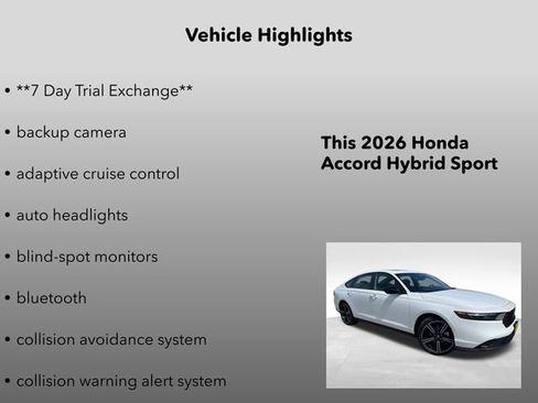 New 2026 Honda Accord Sport image 5