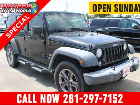 Used 2017 Jeep Wrangler Unlimited Sport w/ Quick Order Package 24S AWD/4WD image 1