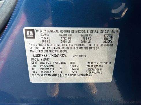 Used 2017 Chevrolet Silverado 1500 LTZ Z71 w/ LTZ Plus Package image 34