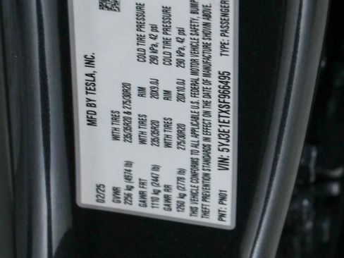 Used 2025 Tesla Model 3 Performance AWD/4WD image 27