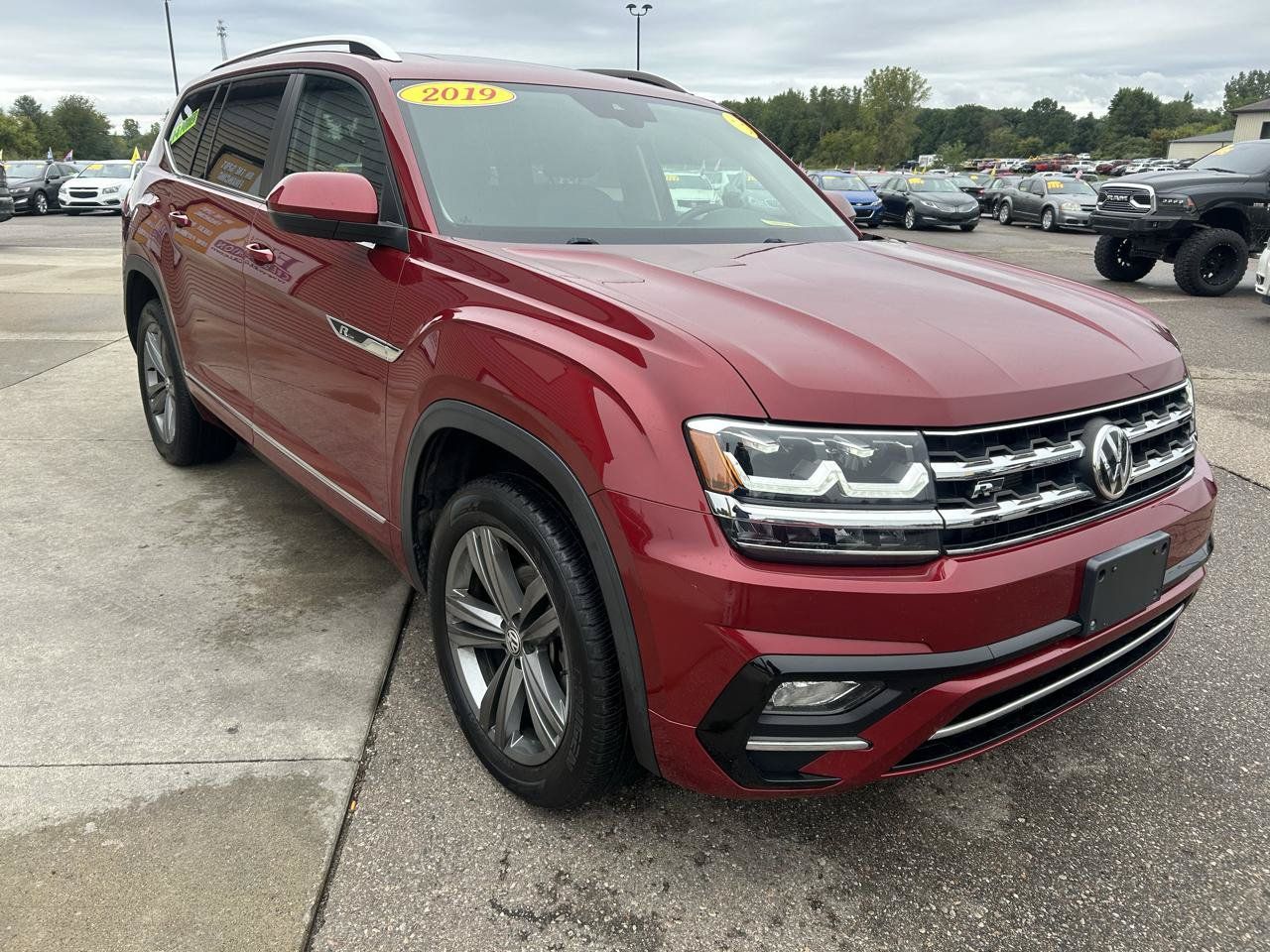 Used 2019 Volkswagen Atlas SE w/ Panoramic Sunroof Package AWD/4WD image 3