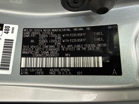 Used 2021 Toyota Sienna LE FWD image 52