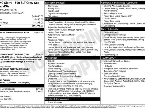 Used 2017 GMC Sierra 1500 SLT AWD/4WD image 10