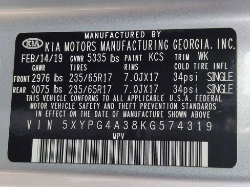 Used 2019 Kia Sorento LX w/ LX Convenience Package FWD image 33