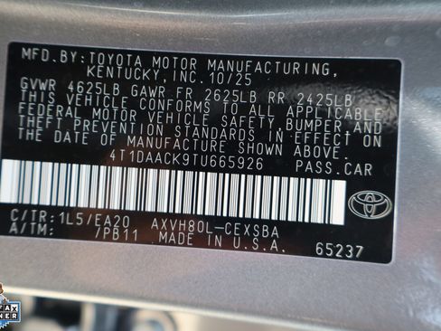 Used 2026 Toyota Camry SE w/ Convenience Package FWD image 30