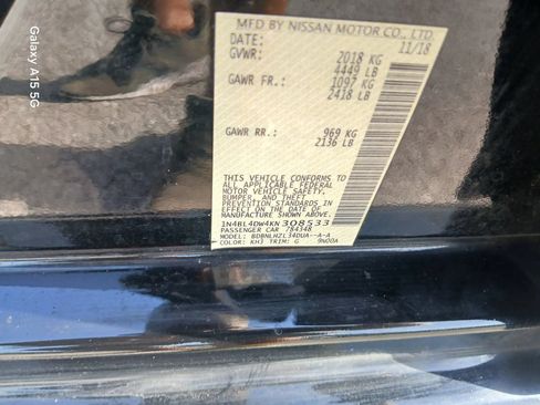 Used 2019 Nissan Altima 2.5 SV AWD/4WD image 10