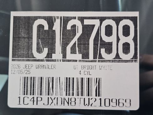 New 2026 Jeep Wrangler Sport S image 11