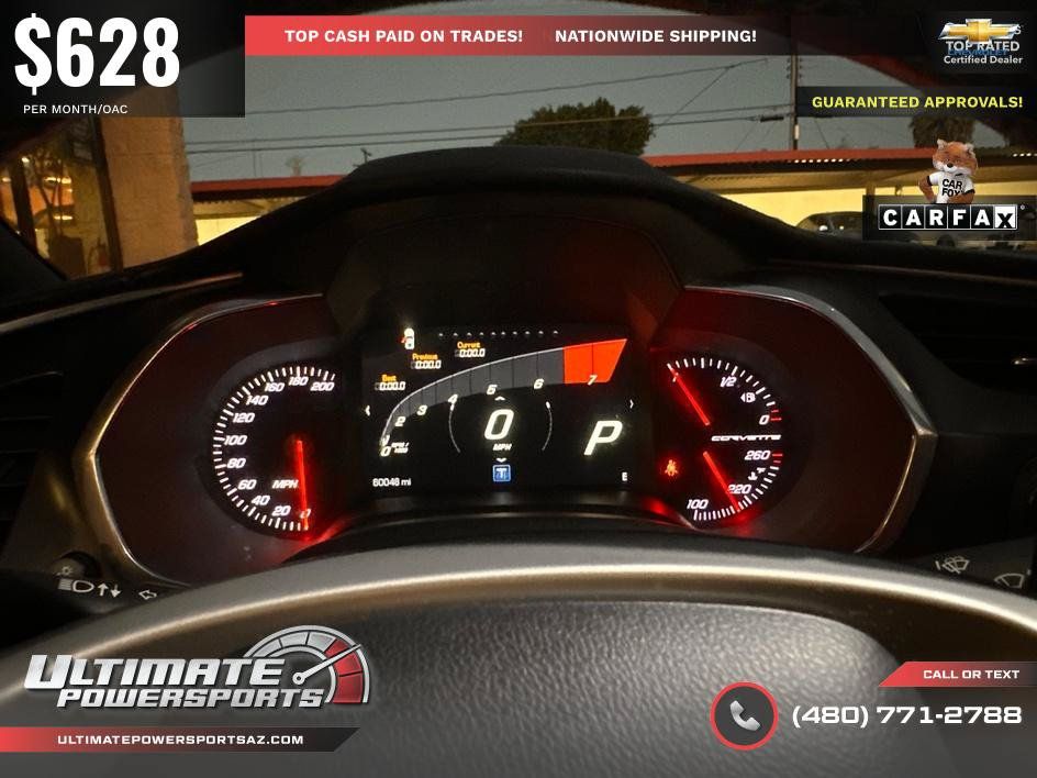Used 2016 Chevrolet Corvette Stingray Coupe w/ Carbon Flash Badge Package RWD image 84
