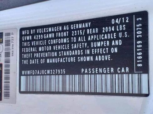 Used 2012 Volkswagen GTI PZEV image 22