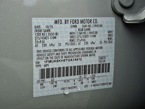 New 2026 Ford Explorer ST-Line w/ ST-Line Street Pack image 20