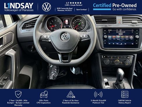 Used 2021 Volkswagen Tiguan SE w/ Panoramic Sunroof Package image 13