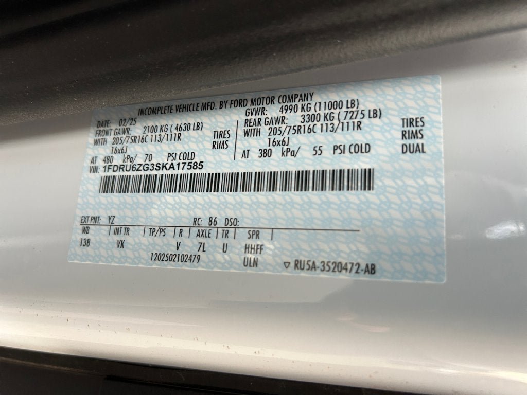 Used 2025 Ford Transit 350 w/ Exterior Upgrade Package RWD image 14