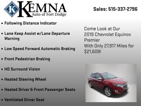 Used 2019 Chevrolet Equinox Premier image 17