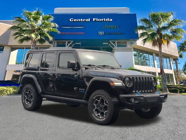 Used 2023 Jeep Wrangler Unlimited Rubicon 4xe w/ Steel Bumper Group AWD/4WD image 2