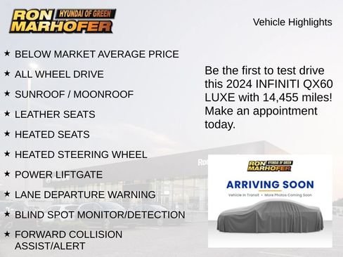 Used 2024 INFINITI QX60 Luxe AWD/4WD image 2