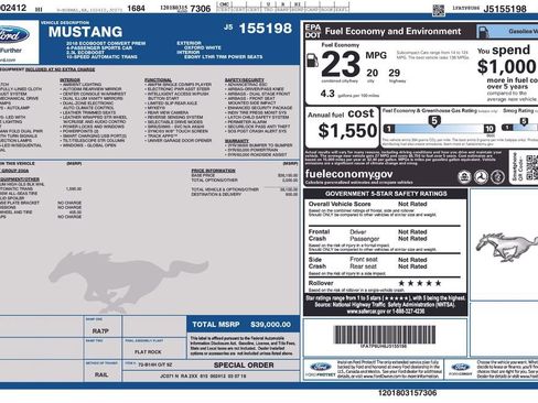 Certified 2018 Ford Mustang Premium image 2
