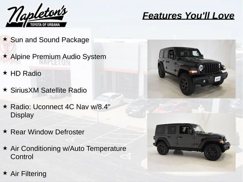 Used 2022 Jeep Wrangler Unlimited Sport AWD/4WD image 14