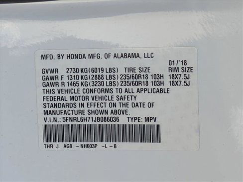 Used 2018 Honda Odyssey EX-L image 20