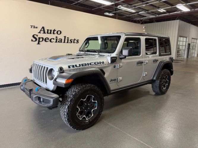 Used 2023 Jeep Wrangler Unlimited Rubicon 4xe w/ Cold Weather Group AWD/4WD image 1