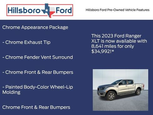 Used 2023 Ford Ranger XLT w/ Equipment Group 301A Mid AWD/4WD image 13