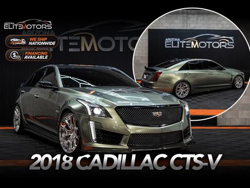 Used 2018 Cadillac CTS V w/ Carbon Fiber Package RWD image 1